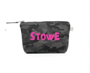 SKI  - Stowe or your Favorite Ski Location Makeup Bag