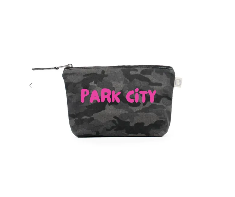 SKI  - Stowe or your Favorite Ski Location Makeup Bag