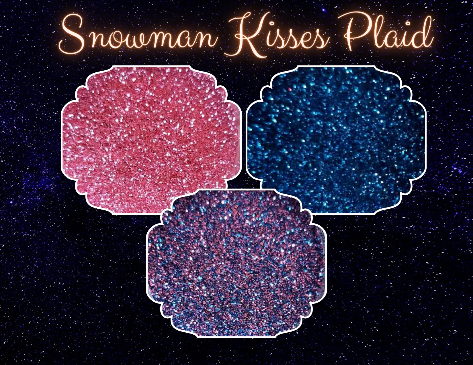 Snowman Kisses Plaid