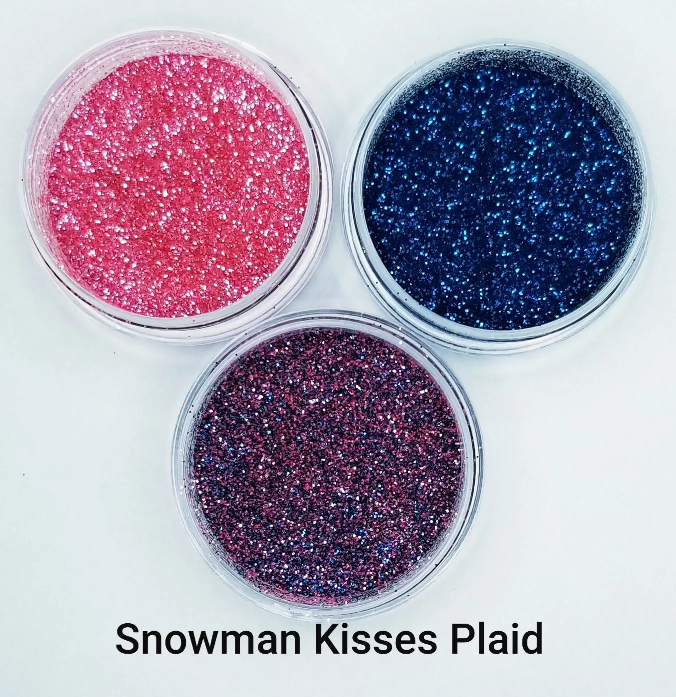 Snowman Kisses Plaid