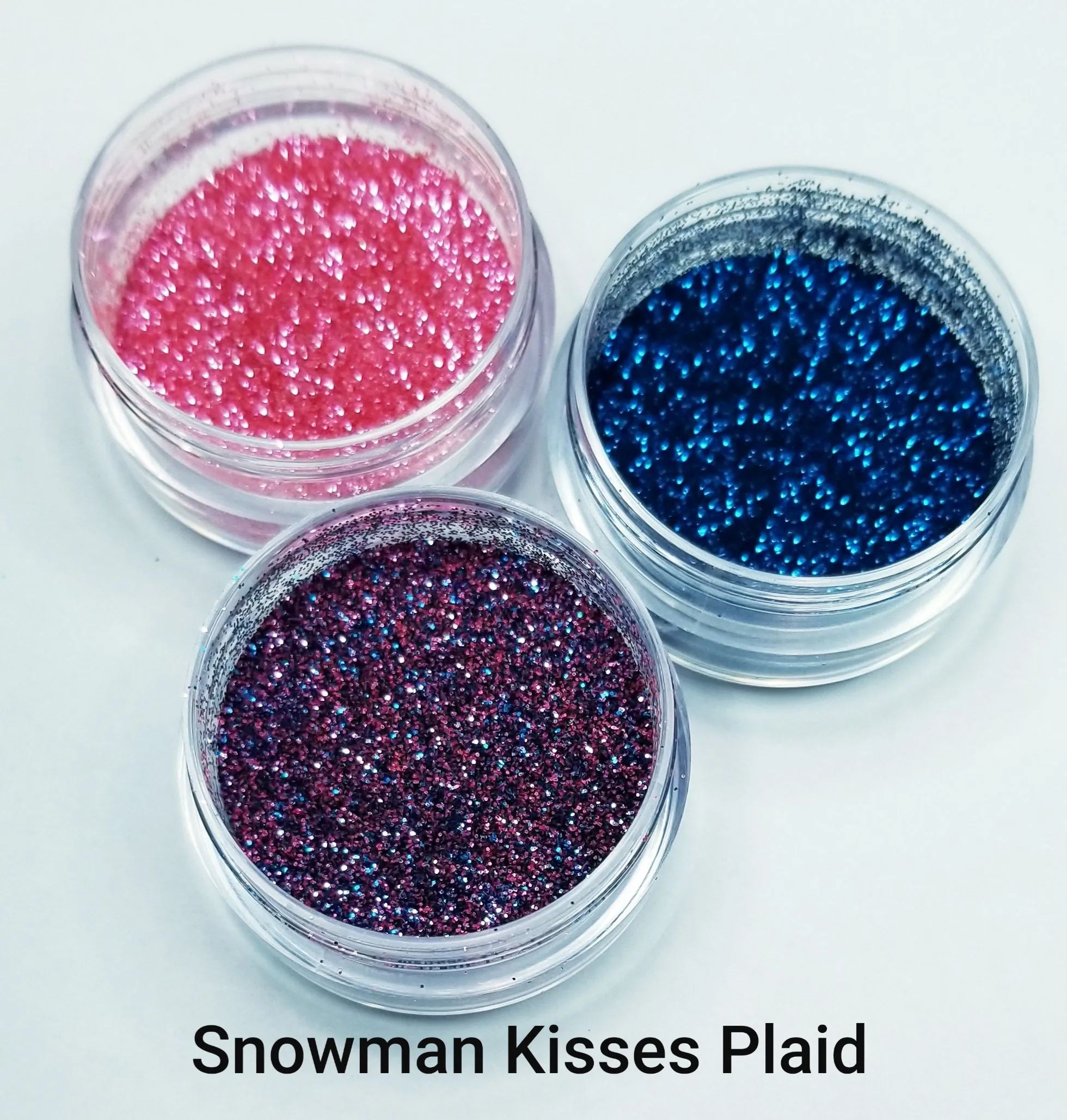 Snowman Kisses Plaid
