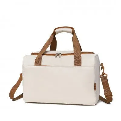 Spacious Travel Crossbody Bag (Available in Cream/Green/Pink)