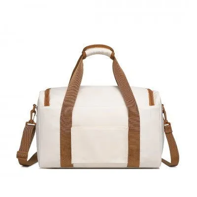 Spacious Travel Crossbody Bag (Available in Cream/Green/Pink)