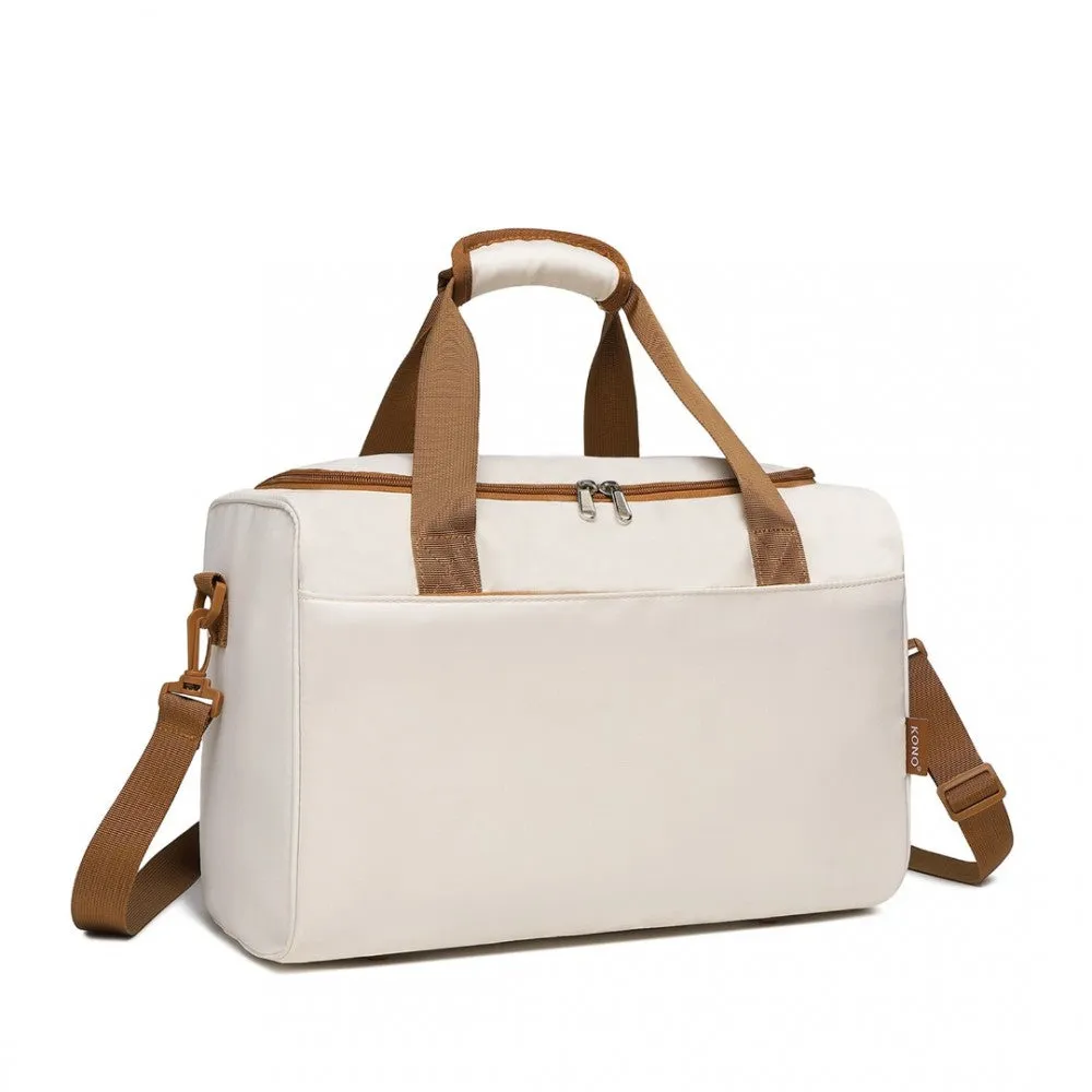 Spacious Travel Crossbody Bag (Available in Cream/Green/Pink)