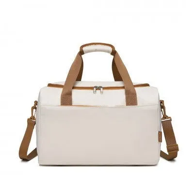 Spacious Travel Crossbody Bag (Available in Cream/Green/Pink)