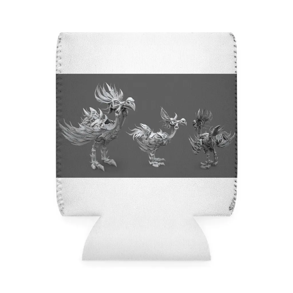 Squawkers the Ostrich Mount Can Cooler Sleeve