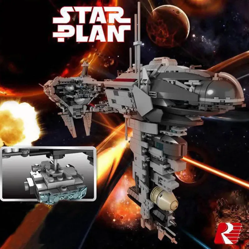Star Wars MOC Nebulon-B Medical Frigate Bricks Toy 05083