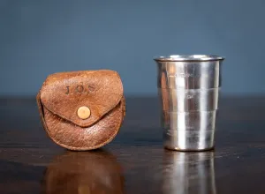 Sterling Silver Collapsible Beaker With Original Case - Chester, 1914.
