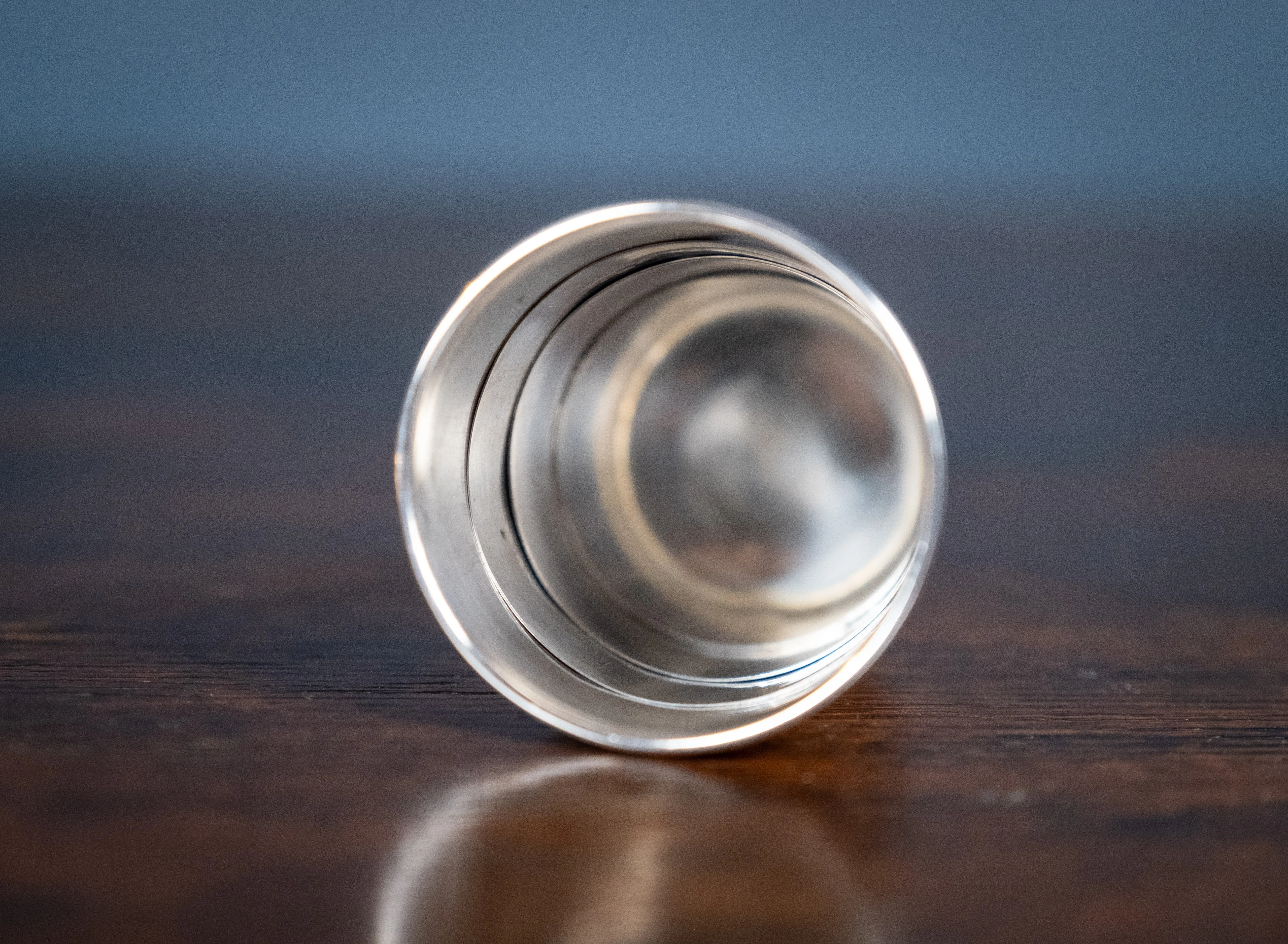 Sterling Silver Collapsible Beaker With Original Case - Chester, 1914.