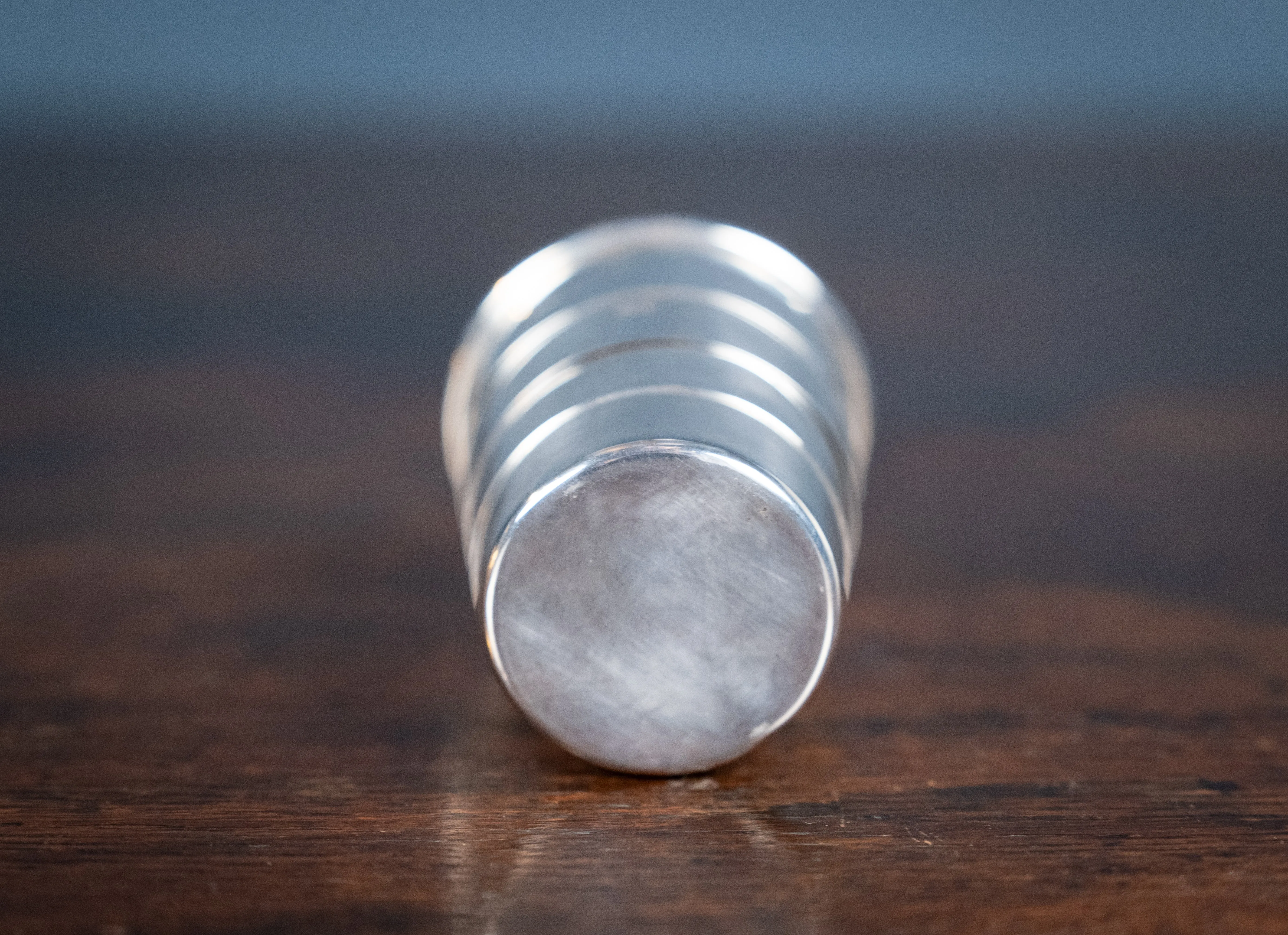 Sterling Silver Collapsible Beaker With Original Case - Chester, 1914.