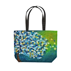 Still Night Canvas Tote