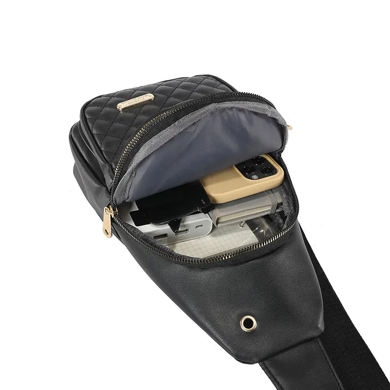 Storage Bag & Travel Bag Small Sling Bag Crossbody Chest Shoulder Water Resistant Sling Purse One Strap Travel Bag For Men Women Boys With Earphone Hole