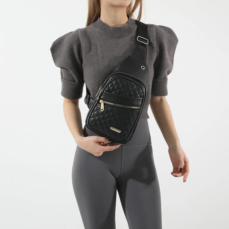 Storage Bag & Travel Bag Small Sling Bag Crossbody Chest Shoulder Water Resistant Sling Purse One Strap Travel Bag For Men Women Boys With Earphone Hole
