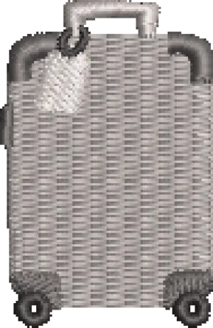 Suitcase Embroidered Icon