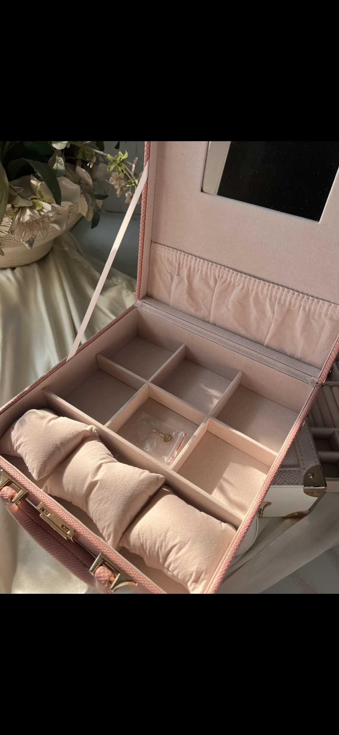Suitcase jewelry organiser