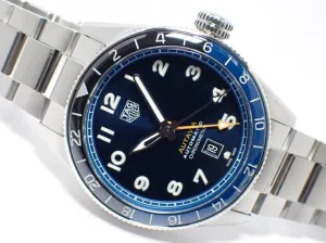 TAG HEUER Autavia 60 Anniversary Anniversary GMT '22  leather belt Mens 181126464