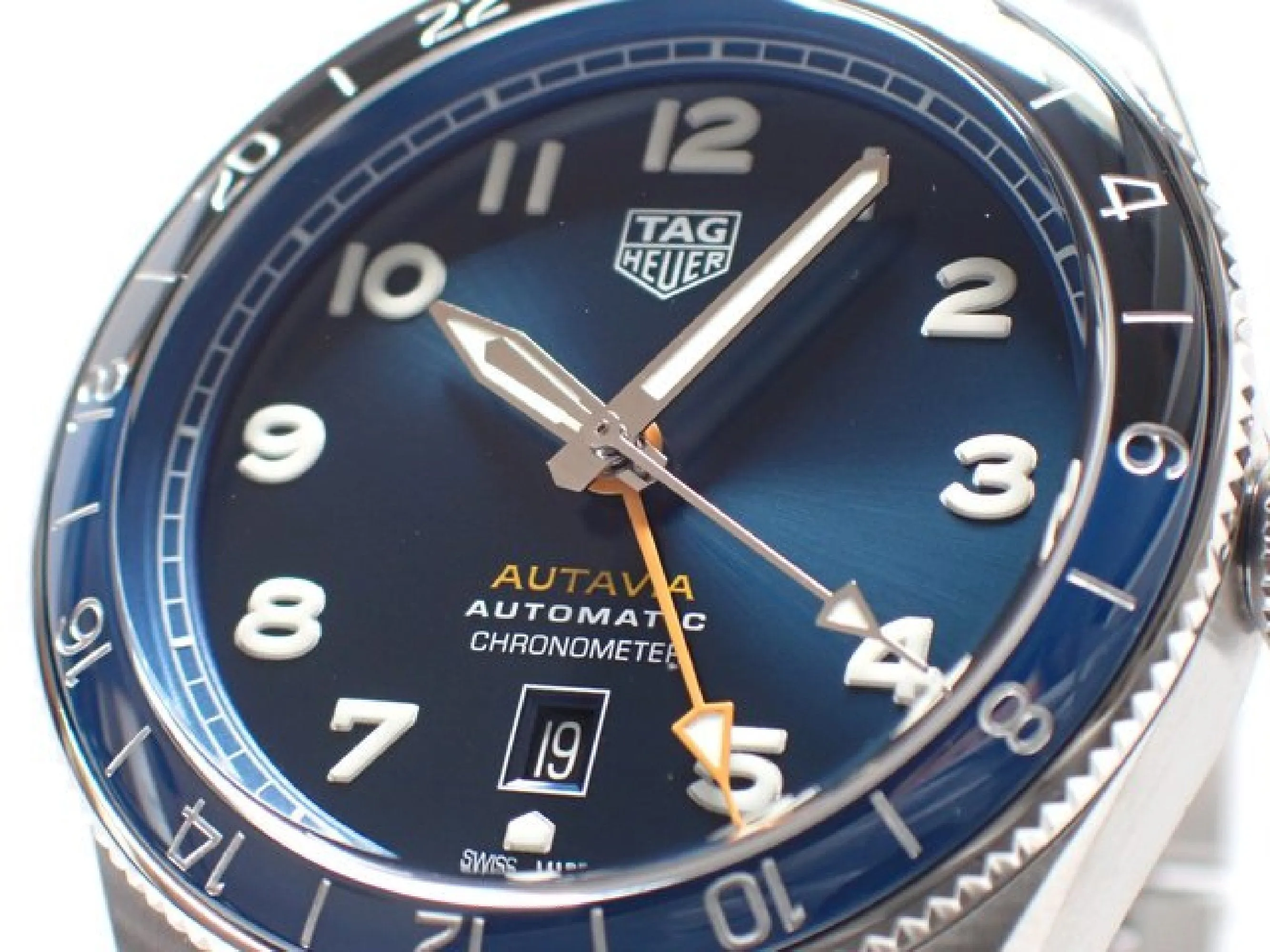 TAG HEUER Autavia 60 Anniversary Anniversary GMT '22  leather belt Mens 181126464