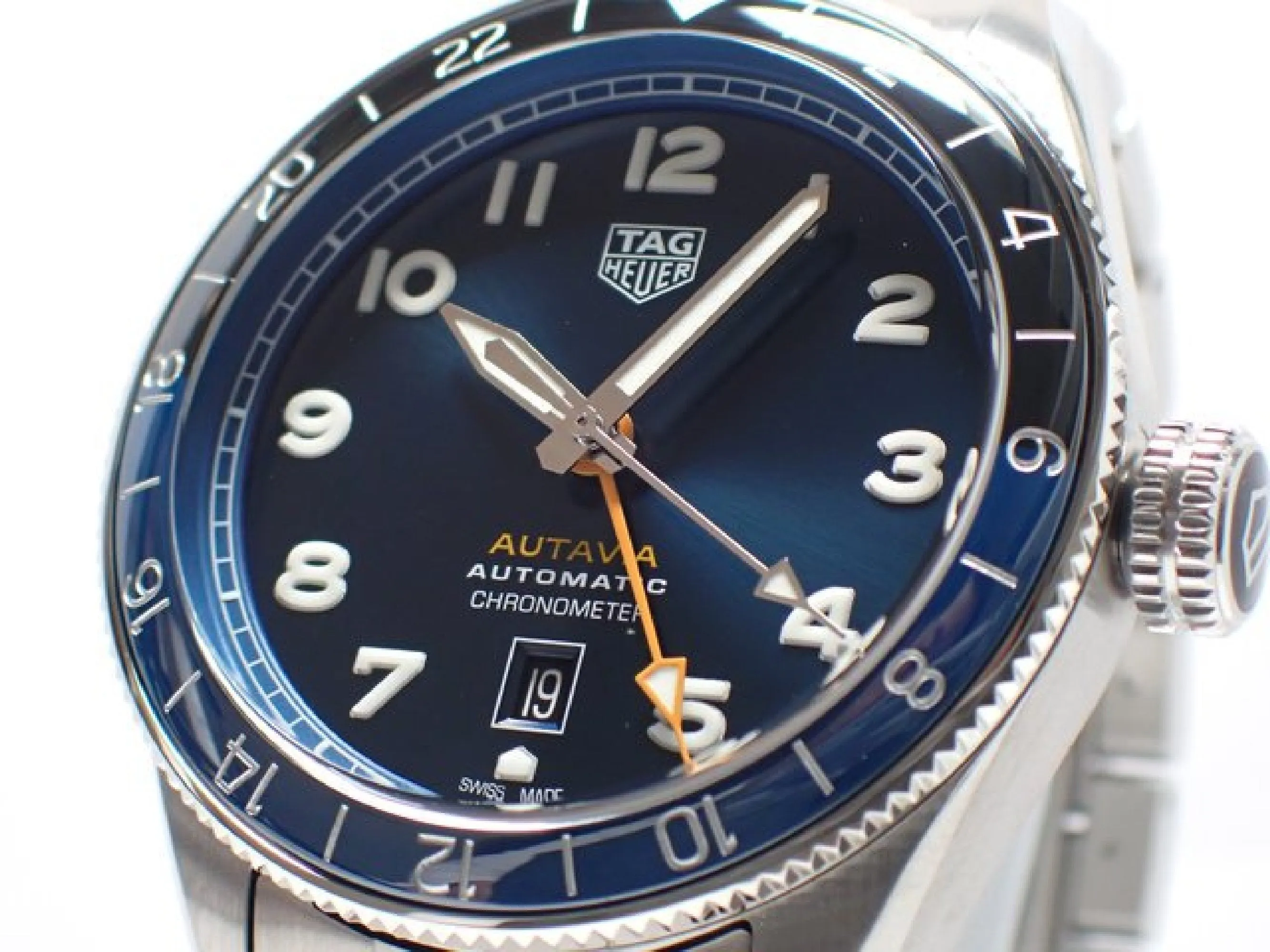 TAG HEUER Autavia 60 Anniversary Anniversary GMT '22  leather belt Mens 181126464