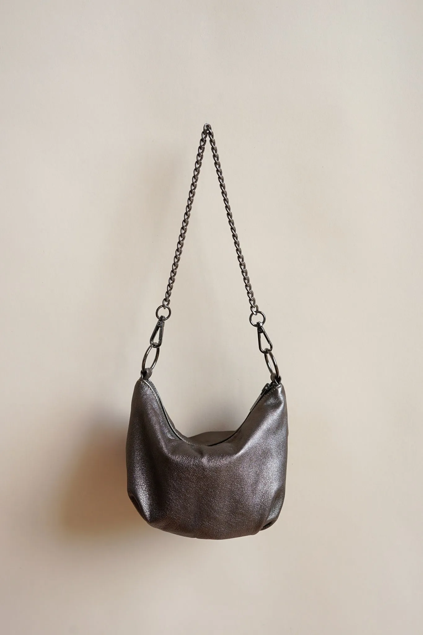 teardrop  | pewter evening bag