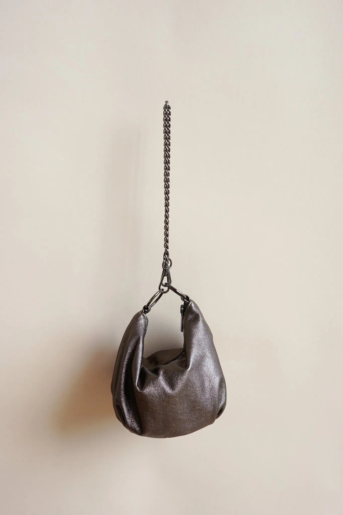 teardrop  | pewter evening bag