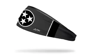 Tennessee Monochrome Flag Headband
