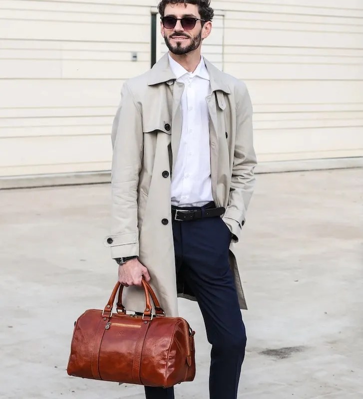The Ambassadors - Small Leather Overnight Bag