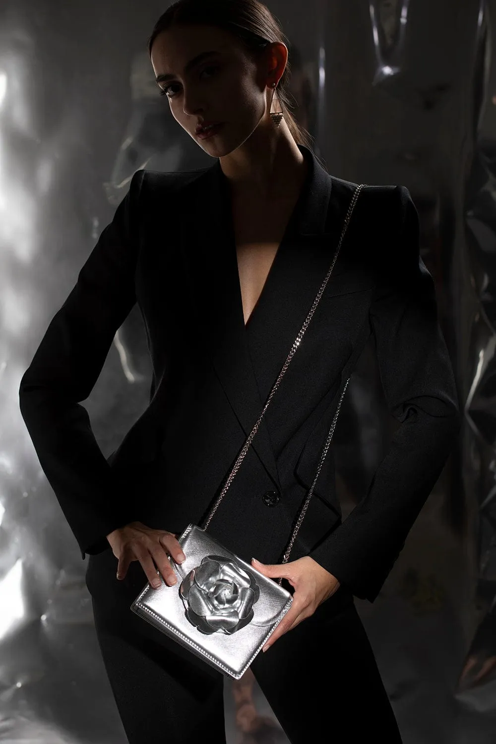 Tro Bag - Silver Leather