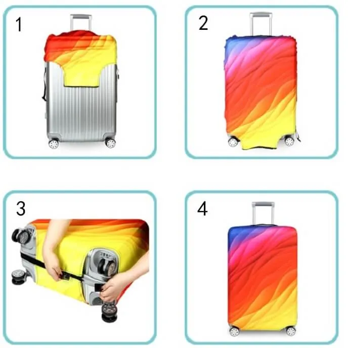 Tropical Hawaiian Flowers | Standard Design | Luggage Suitcase Protective Cover