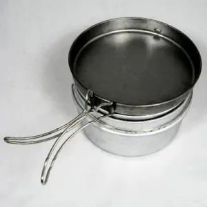 U.S Ali / S'Steel Mess Set. NOS. Silver.