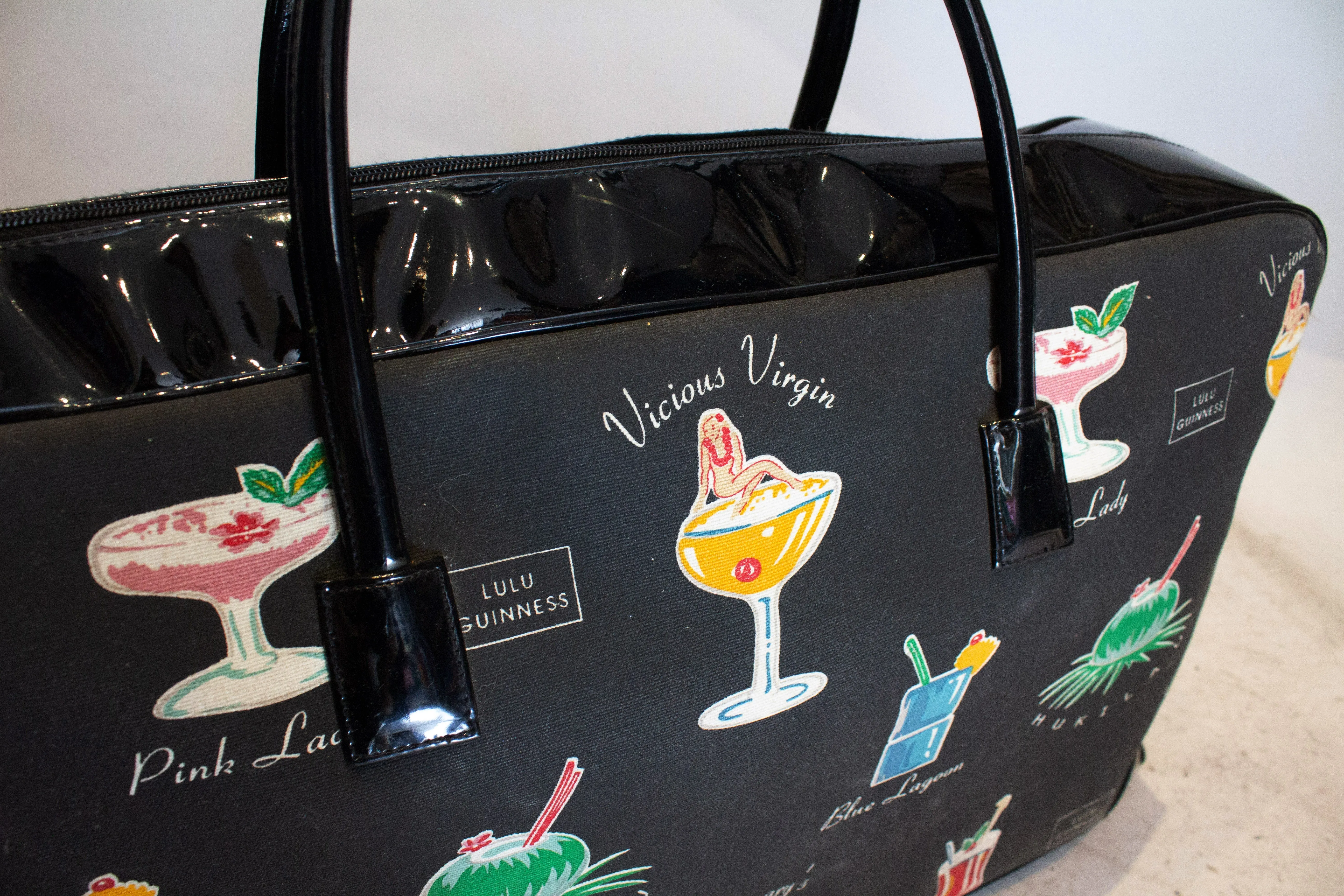 Vintage Lulu Guinness Cocktail Holdall