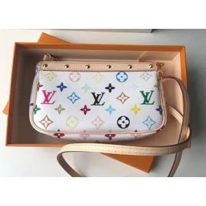 Vintage Multicolor Monogram Mini Bag M92649 White