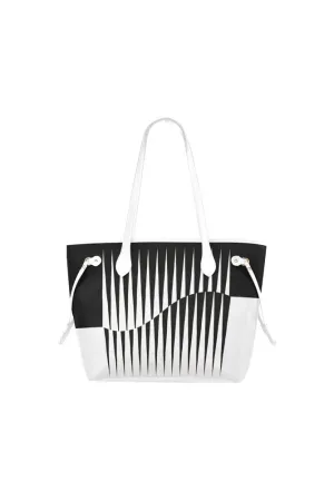 Waveform Clover Canvas Tote Bag