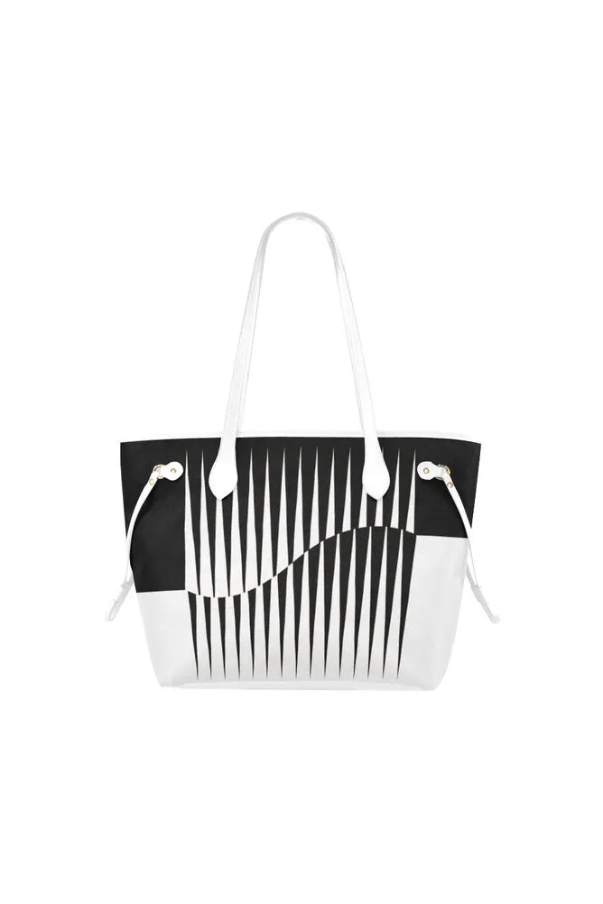 Waveform Clover Canvas Tote Bag