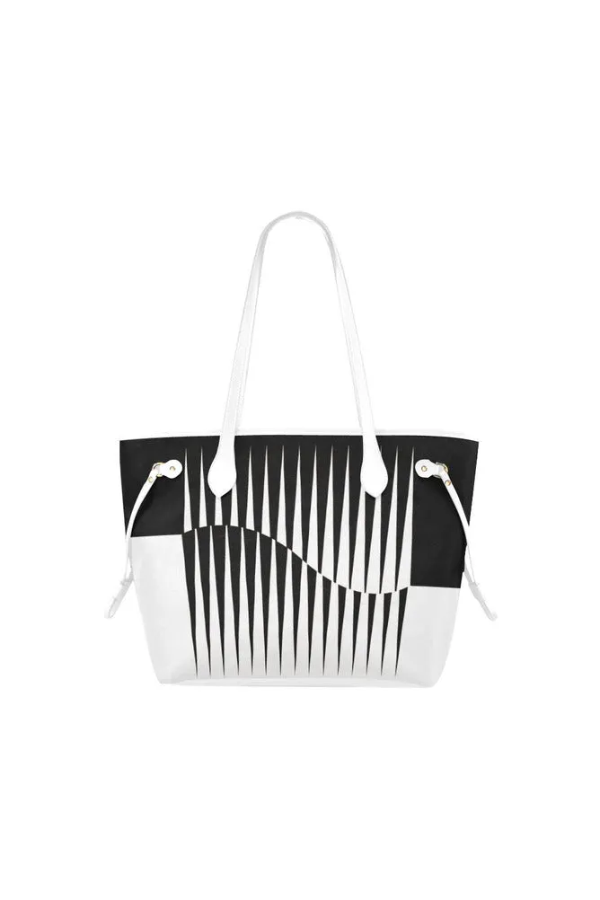 Waveform Clover Canvas Tote Bag