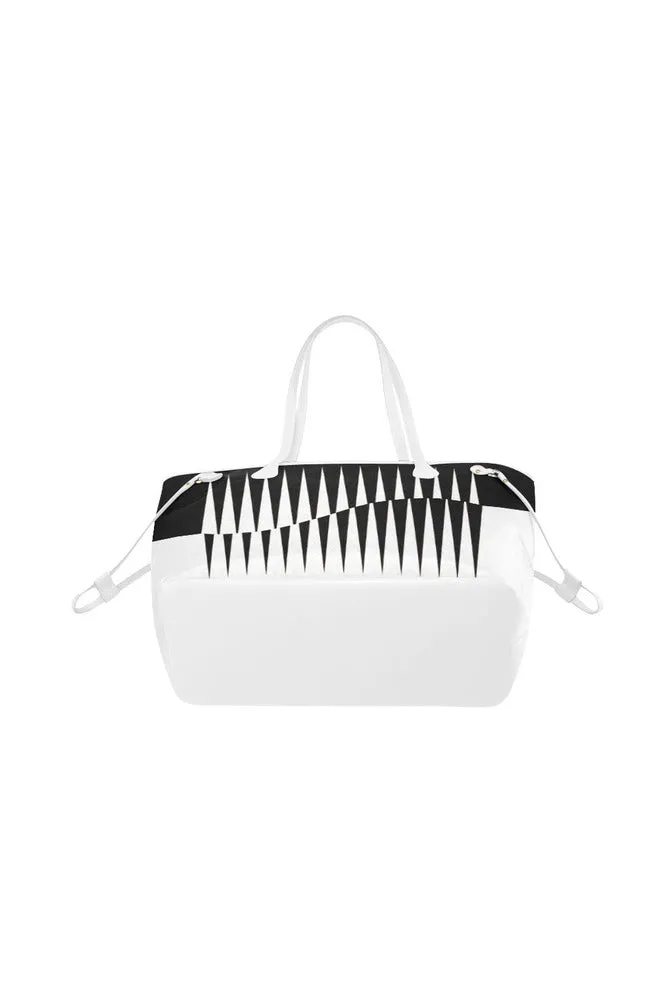 Waveform Clover Canvas Tote Bag