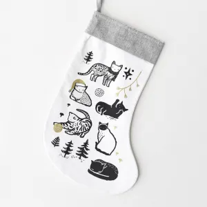 Wee Gallery Organic Christmas Stocking - Cats