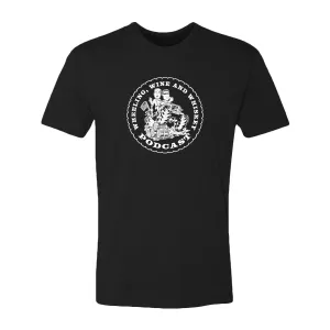 Wheeling Wine and Whiskey - MONOCHROME white - TEE
