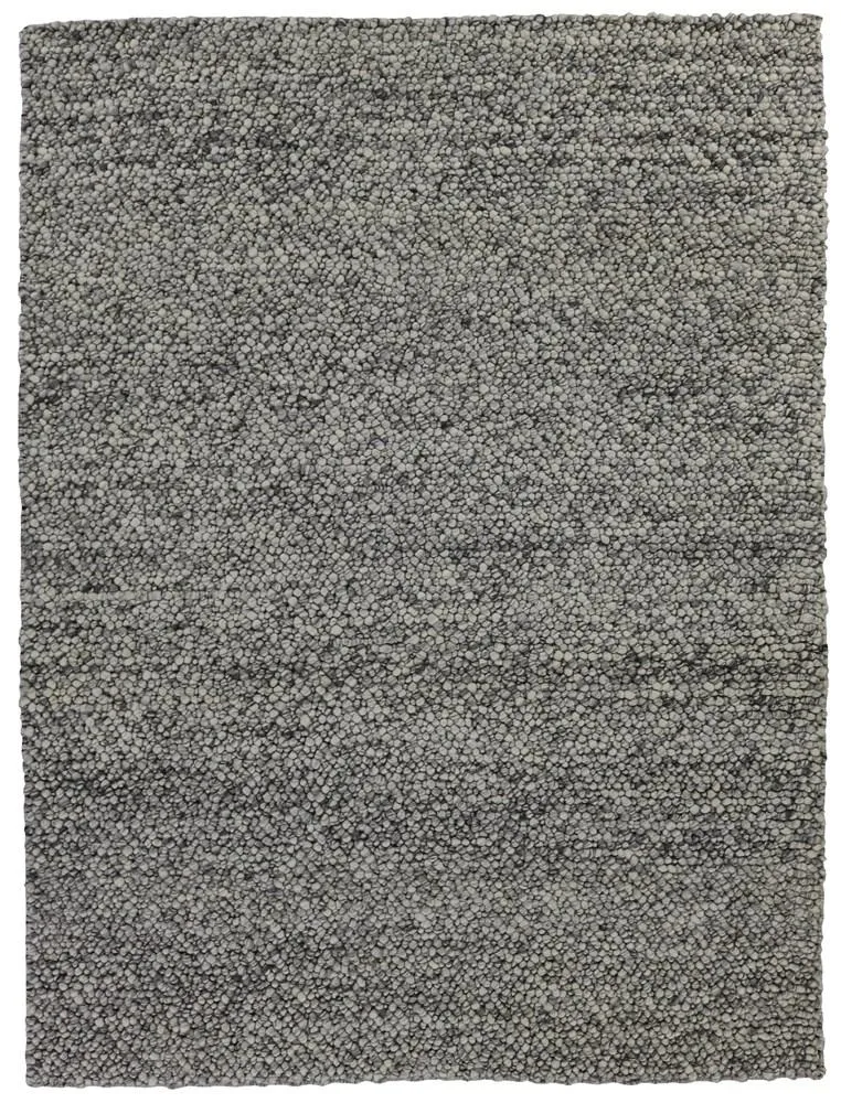 Wicklow 160cm x 230cm Wool Rug - Black White