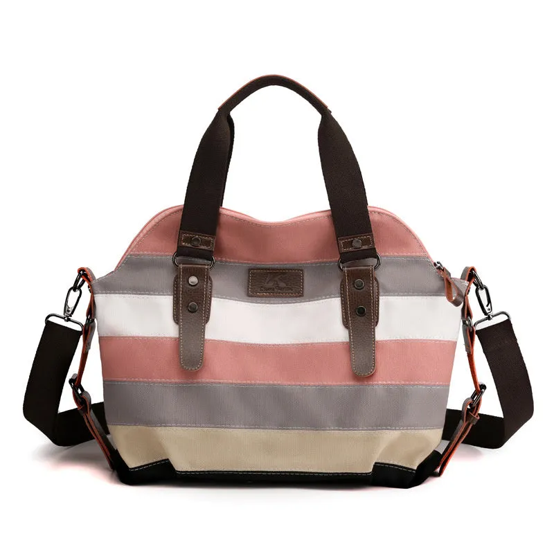 Womens Shoulder Crossbody Messenger Canvas Cloth Handbag Convertible Bag