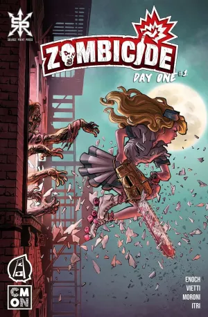 Zombicide Day One #1 (Of 4) Cvr B Giancarlo Olivares & Tarek Moutran Var (Mr)