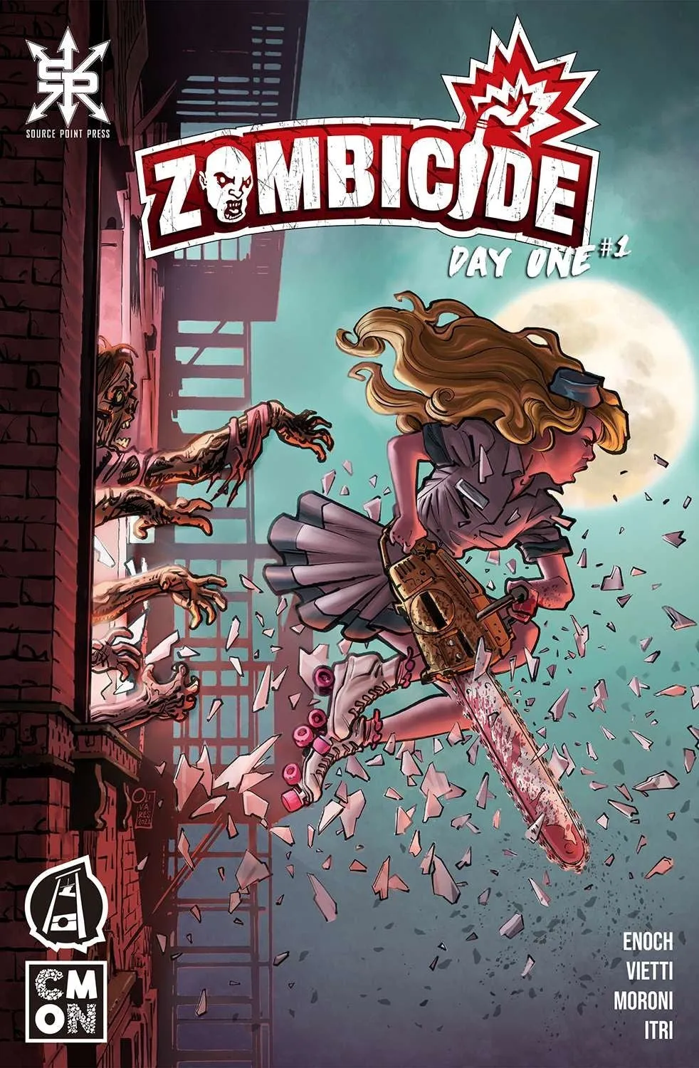 Zombicide Day One #1 (Of 4) Cvr B Giancarlo Olivares & Tarek Moutran Var (Mr)